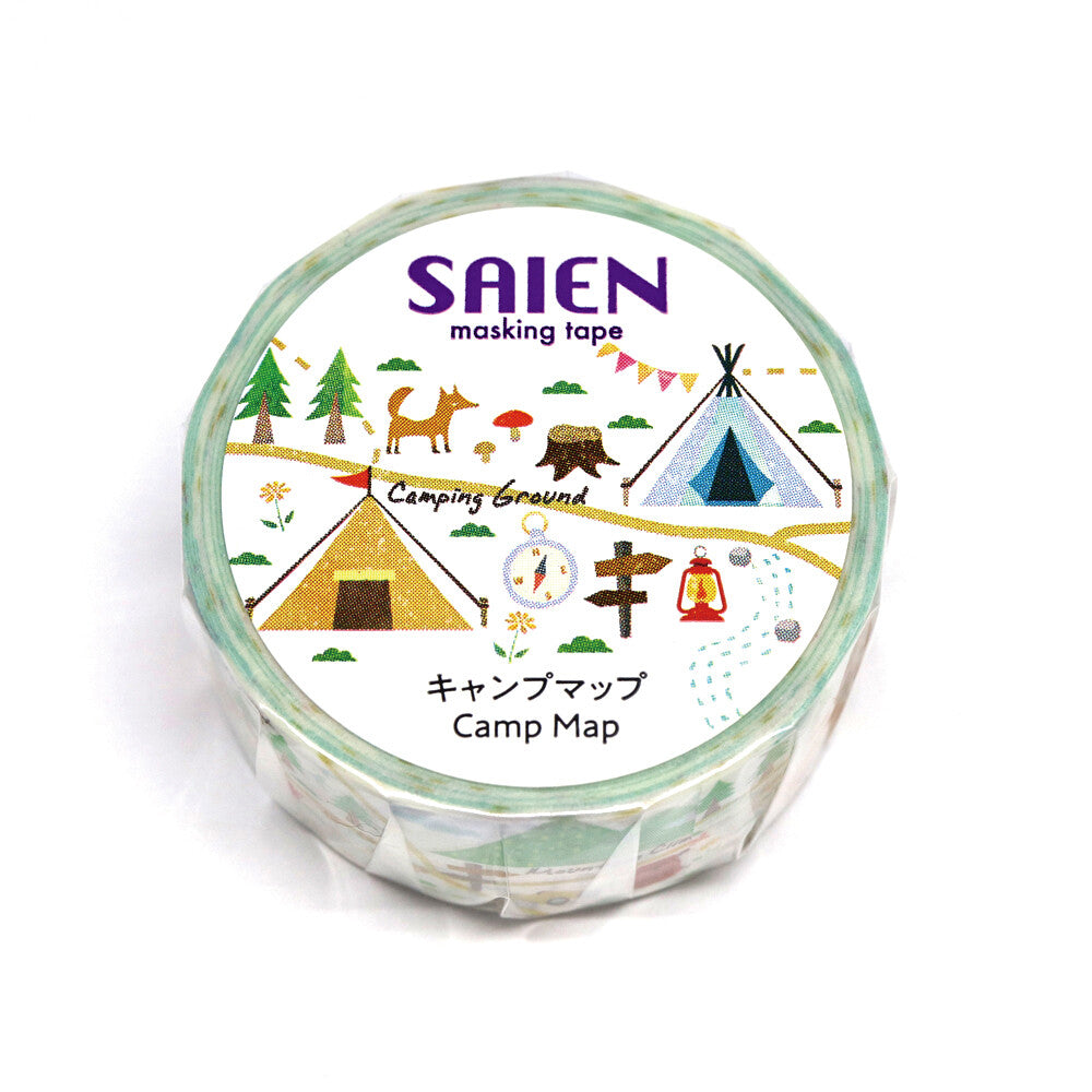 SAIEN - Washi Tape - Camping UR4024