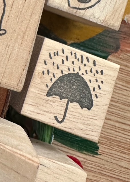 CatDoo - Sello de madera - Neko Diary Umbrella