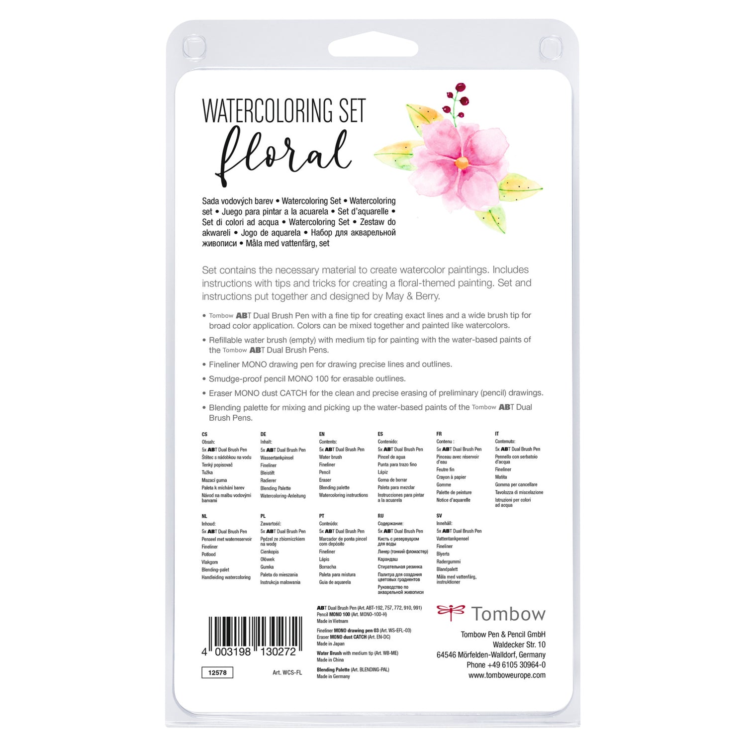 Tombow - Watercoloring - Set Floral