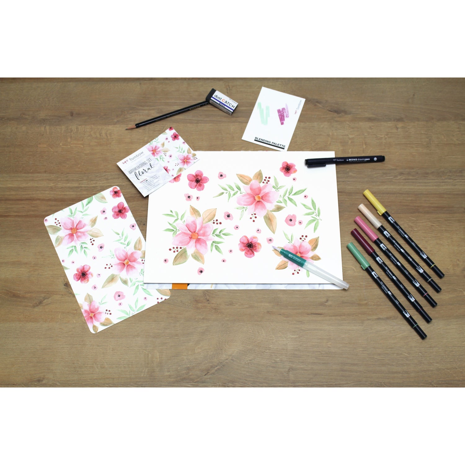 Tombow - Watercoloring - Set Floral