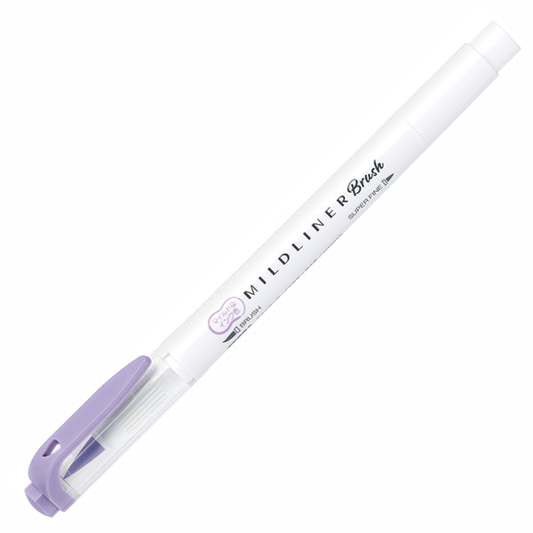 Zebra - Marcador Punta Pincel - MILDLINER - Violet