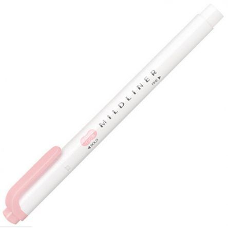 Zebra - Marcador Punta Doble - MILDLINER - Dusty Pink