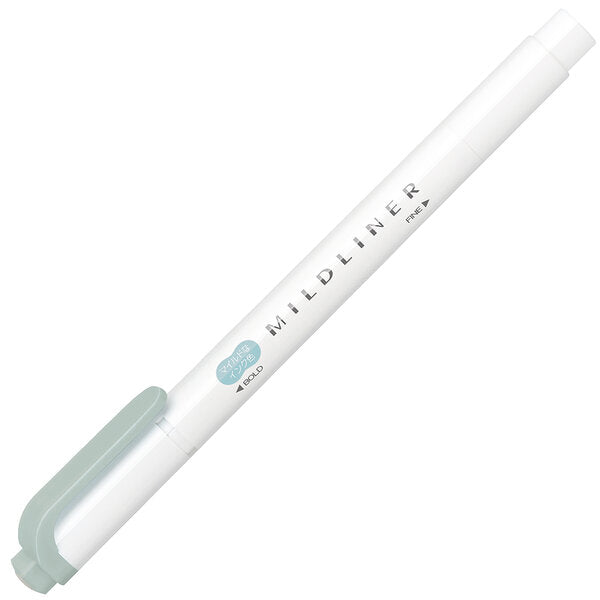 Zebra - Marcador Punta Doble - MILDLINER - Mild Mint