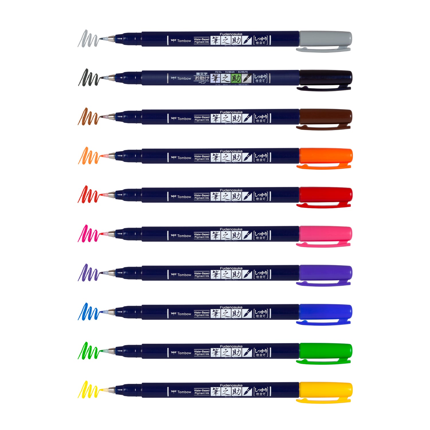 Tombow - Estuche 10 Rotuladores - Fudenosuke