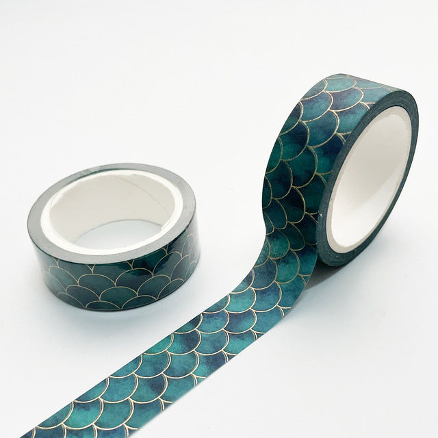 Ayron - Washi tape - Ondas verdes