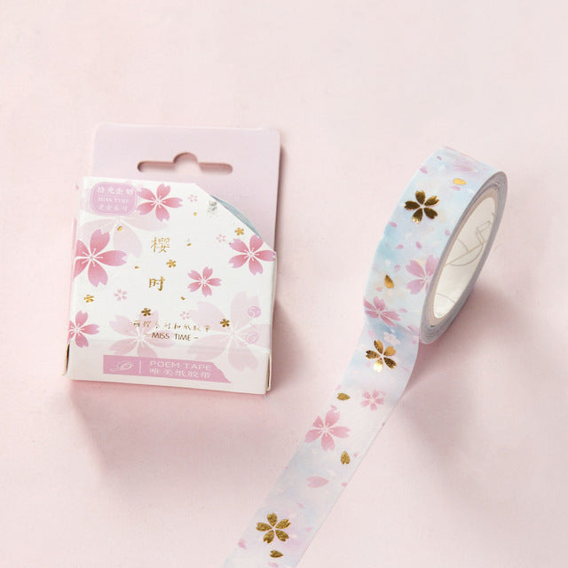 Miss Time - Washi tape - Flores 4