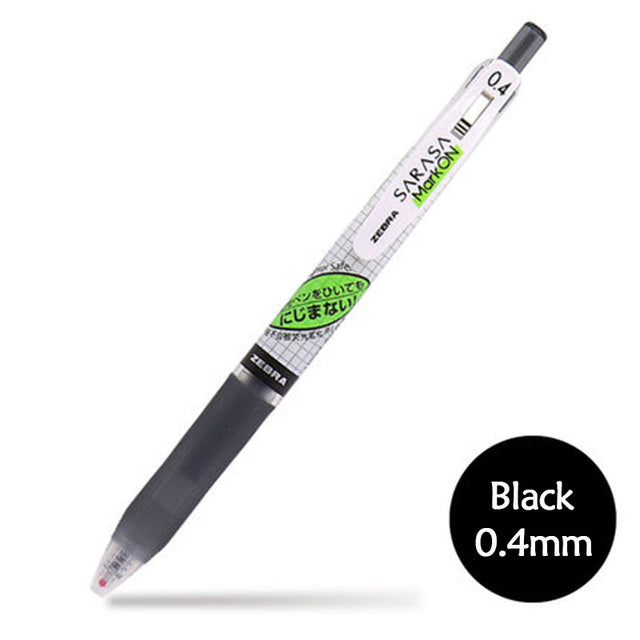 Zebra - Bolígrafo 0.4mm SARASA - MarkON - Negro