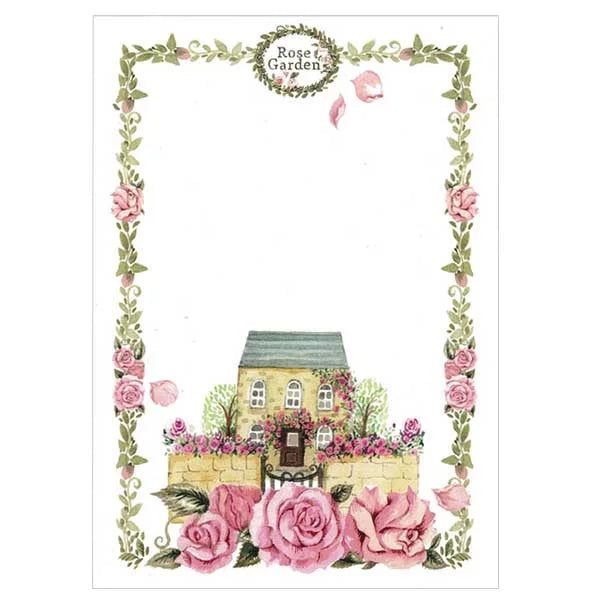 Shinzi Katoh - Postal Papel de Plátano - Rose Garden