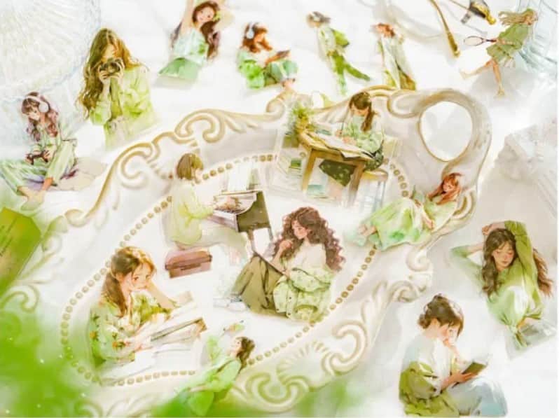 MO·CARD - Pegatinas transparentes Chicas - Gentle Breeze