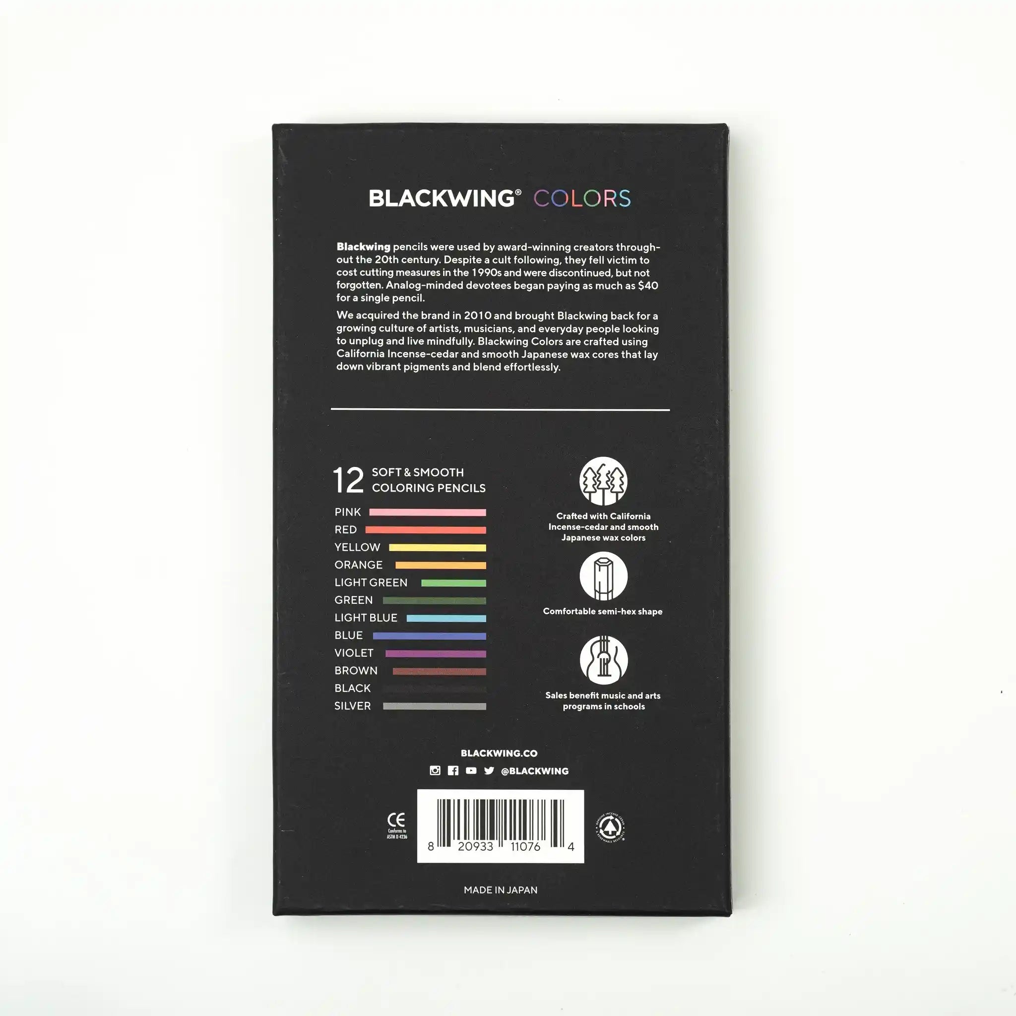Blackwing Colors – Set de 12 colores
