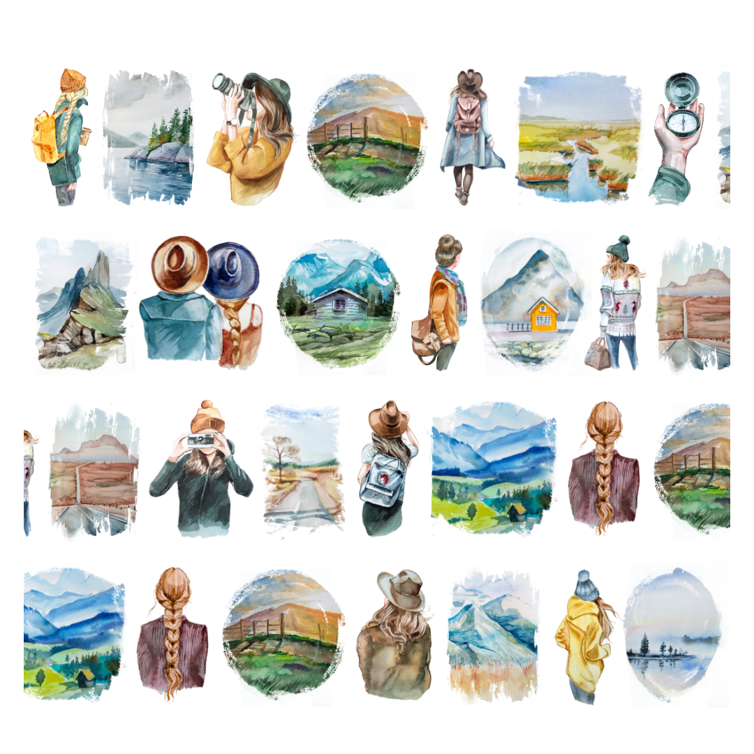 Penpaling Paula - Nómada - Cinta PET PRE-CORTADA