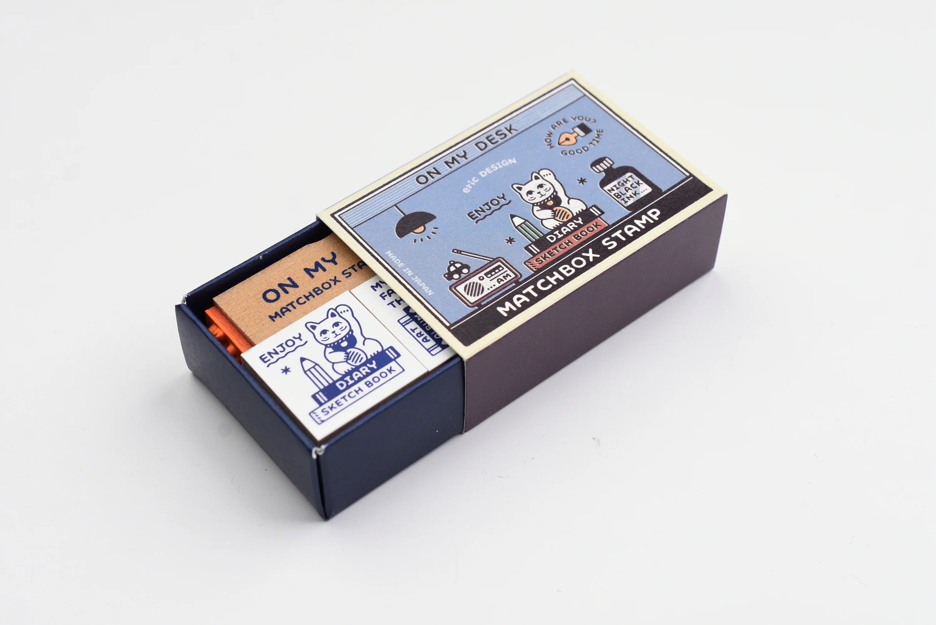 Eric Small Things - Set 3 Sellos de Madera - On My Desk