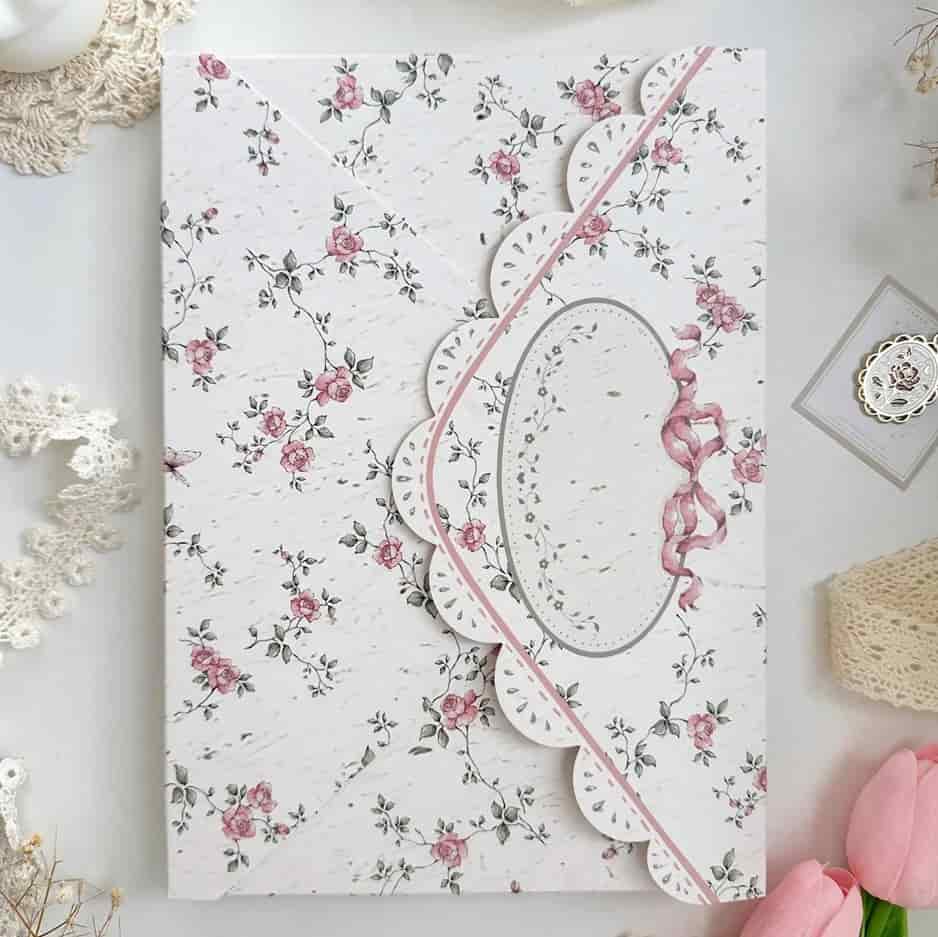 Leela Journals - Funda Cuaderno A5 - Rose Field
