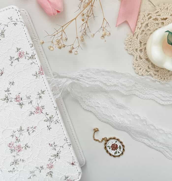 Leela Journals - Funda Cuaderno A5 - Rose Field