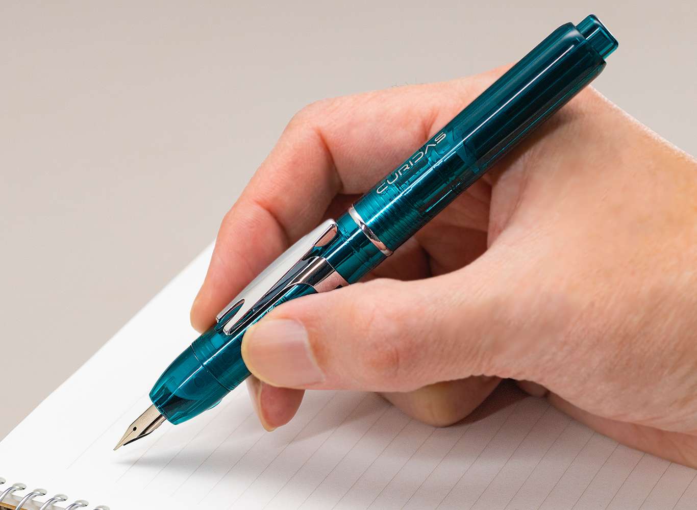 Platinum - Pluma Estilográfica Retráctil - Abyss Blue - CURIDAS