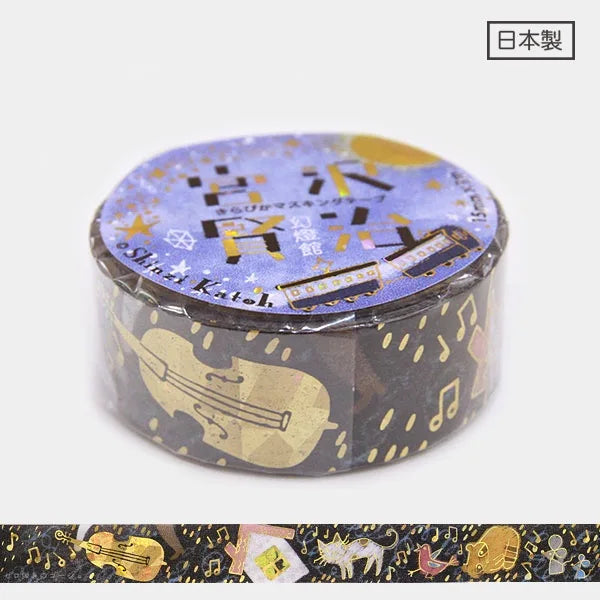 Shinzi Katoh - Foil Washi Tape 15mm - Gauche The Cellist
