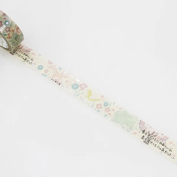 Shinzi Katoh - Foil Washi Tape 15mm - Coming Spring