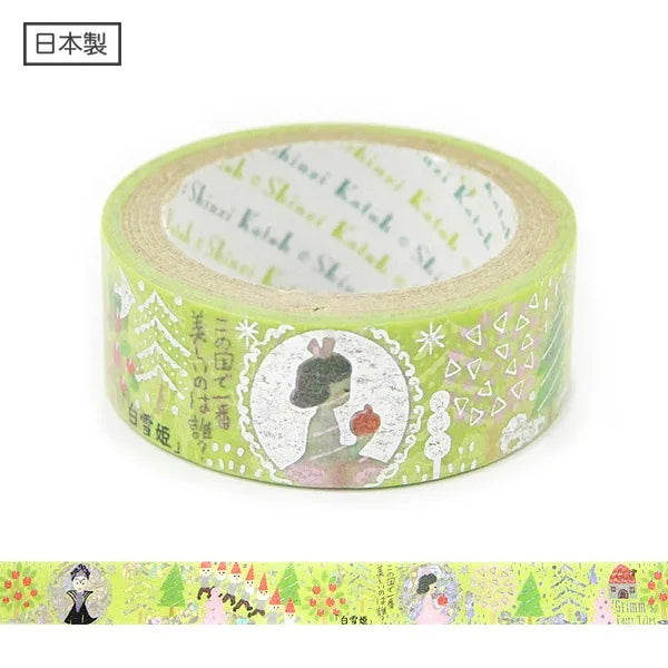 Shinzi Katoh - Foil Washi Tape 15mm - Blancanieves