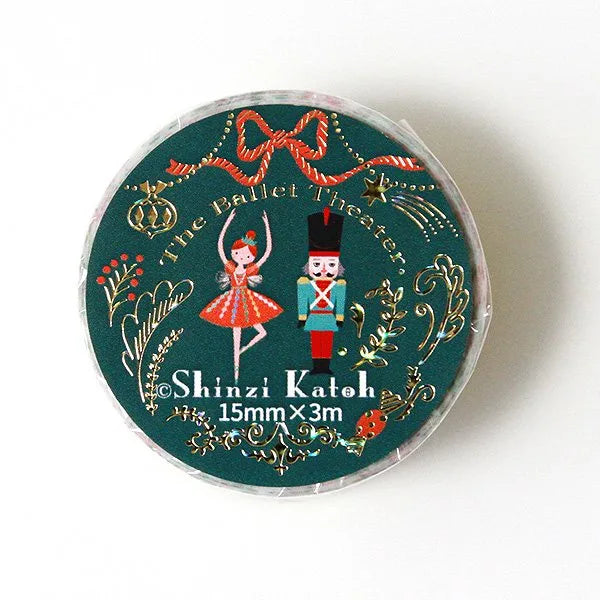 Shinzi Katoh - Foil Washi Tape 15mm - Coppelia