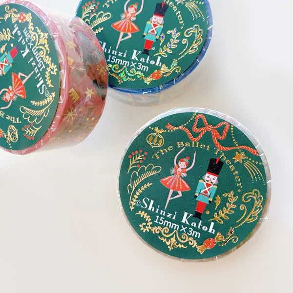 Shinzi Katoh - Foil Washi Tape 15mm - Coppelia