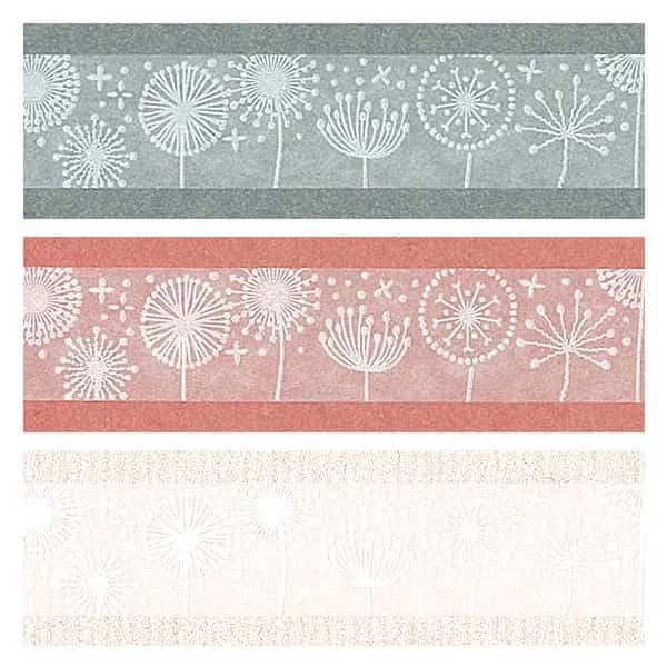 Shinzi Katoh - Washi Tape 15mm OBORO - Fluff