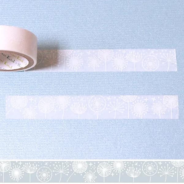 Shinzi Katoh - Washi Tape 15mm OBORO - Fluff