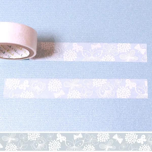 Shinzi Katoh - Washi Tape 15mm OBORO - Butterfly