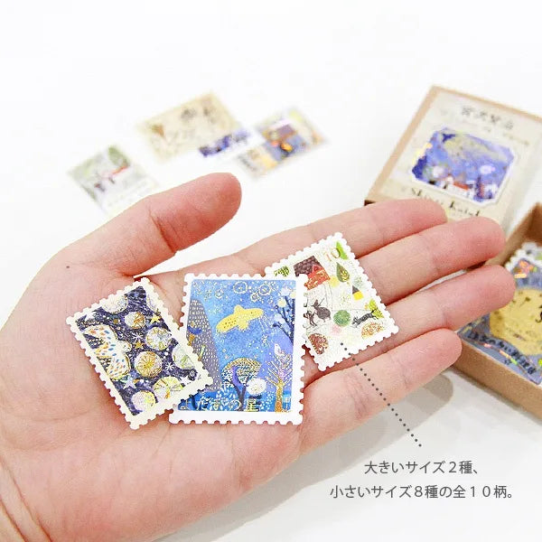 Shinzi Katoh - Cajita de pegatinas 30ud - Yodaka no Hoshi