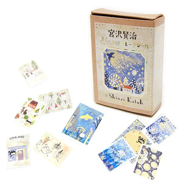 Shinzi Katoh - Cajita de pegatinas 30ud - Yodaka no Hoshi