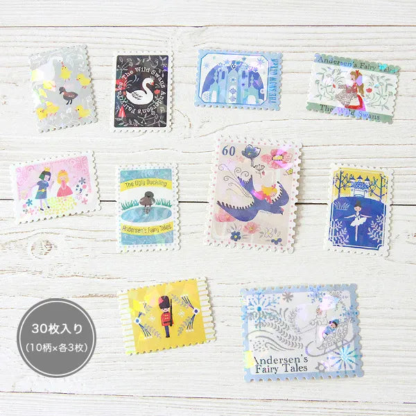 Shinzi Katoh - Cajita de pegatinas 30ud - Andersen's FairyTales1