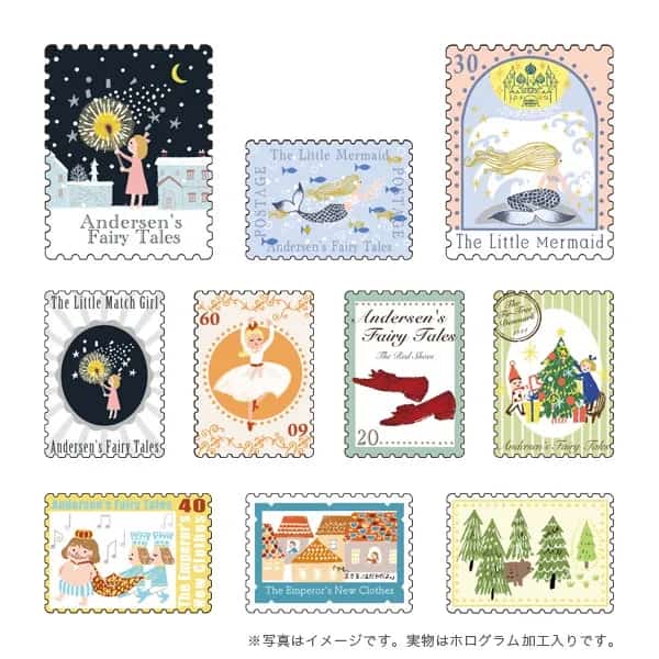 Shinzi Katoh - Cajita de pegatinas 30ud - Andersen's FairyTales2