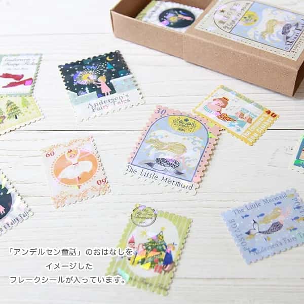 Shinzi Katoh - Cajita de pegatinas 30ud - Andersen's FairyTales2