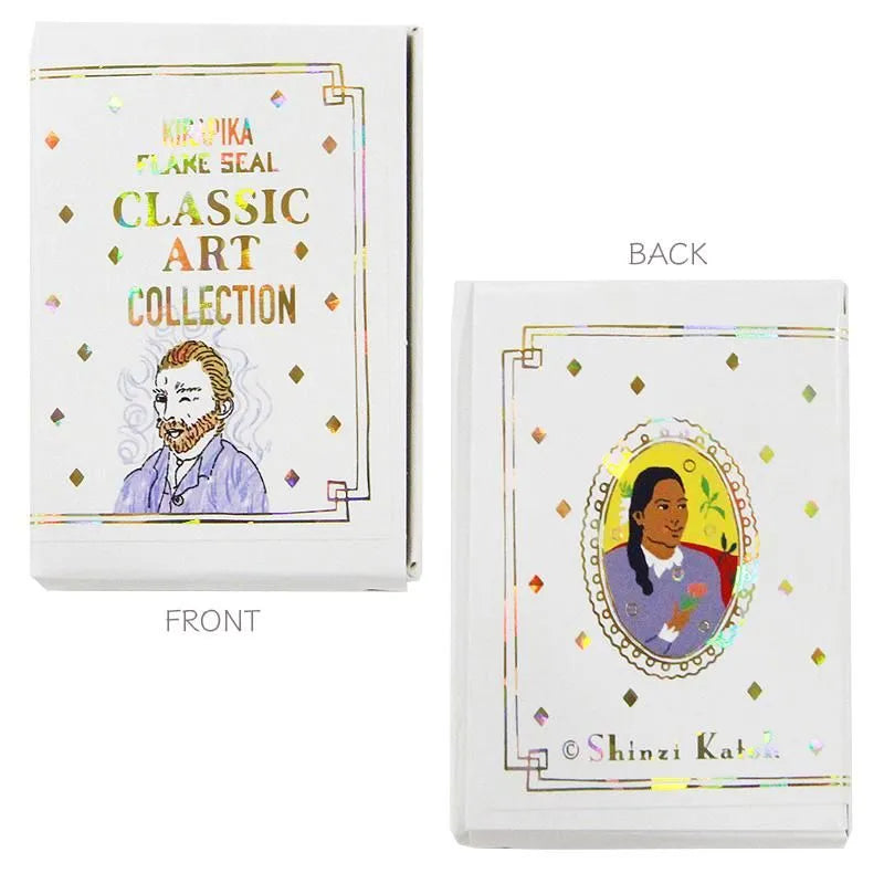 Shinzi Katoh - Cajita de pegatinas 32ud - Van Gogh/Gauguin - Classic Art Collection