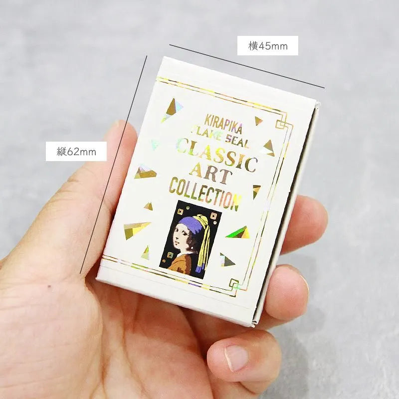 Shinzi Katoh - Cajita de pegatinas 32ud - Rembrandt/Vermeer - Classic Art Collection
