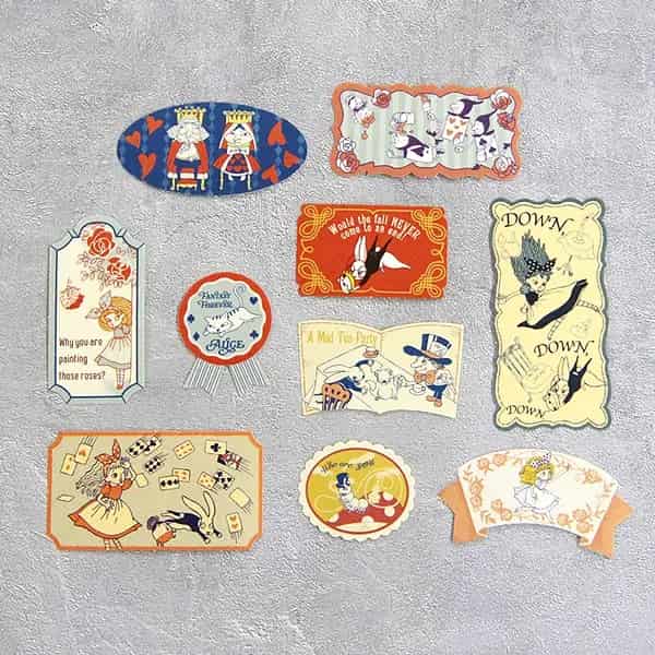 Shinzi Katoh - Lata de pegatinas 30ud - Fantasy Forever Alice