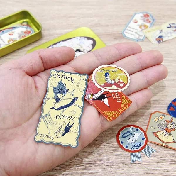 Shinzi Katoh - Lata de pegatinas 30ud - Fantasy Forever Alice