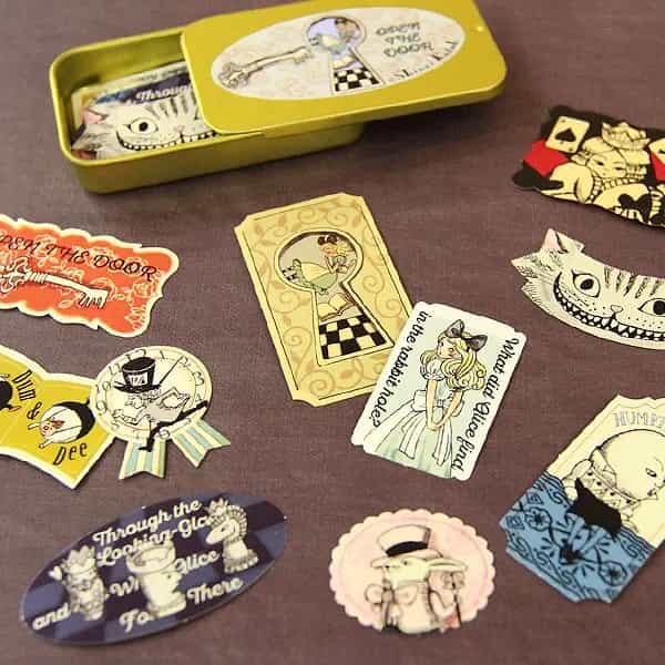 Shinzi Katoh - Lata de pegatinas 30ud - Open the Door