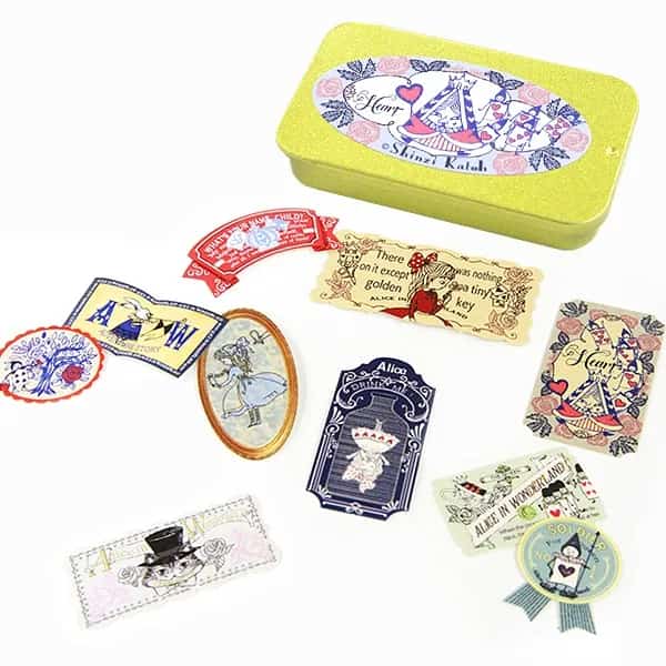 Shinzi Katoh - Lata de pegatinas 30ud - Usagi Alice