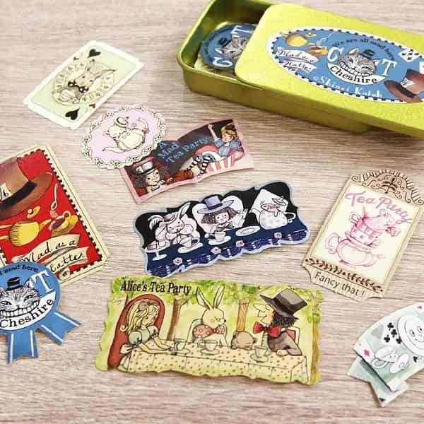 Shinzi Katoh - Lata de pegatinas 30ud - Golden Afternoon