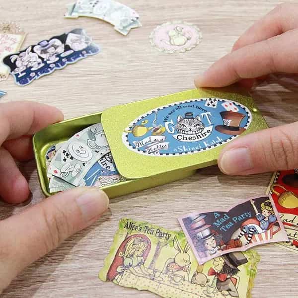 Shinzi Katoh - Lata de pegatinas 30ud - Golden Afternoon