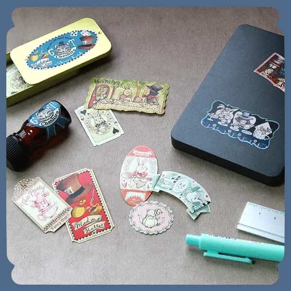 Shinzi Katoh - Lata de pegatinas 30ud - Golden Afternoon