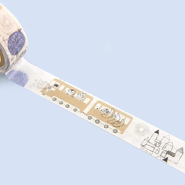 Shinzi Katoh - Washi Tape Monochrome 15mm - Night on the Galactic Railroad