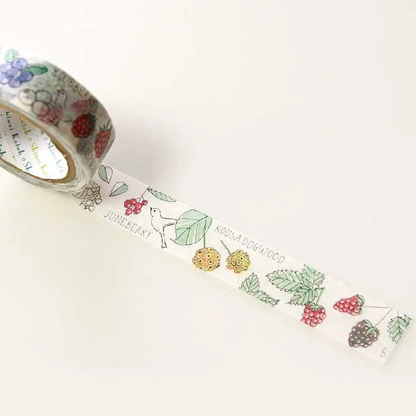 Shinzi Katoh - Washi Tape 15mm - Bird's Restaurant