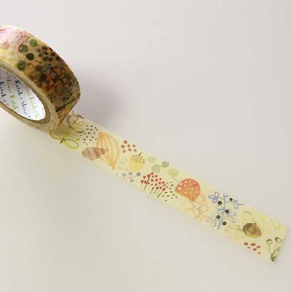 Shinzi Katoh - Washi Tape 15mm - Autumn