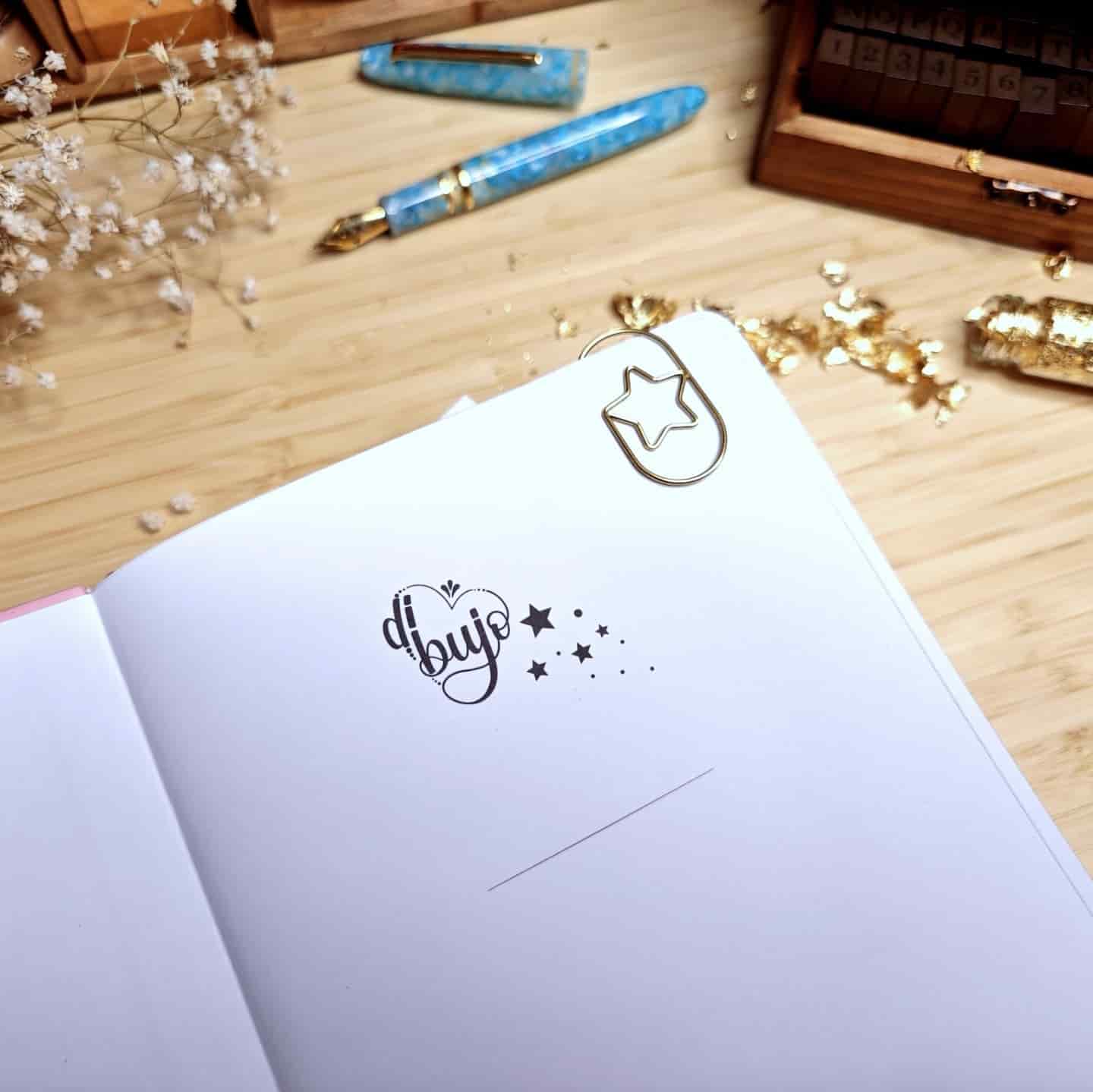 DIBUJOELE - Cuaderno A5 - Mi Libreta de Estrellas - Blanco