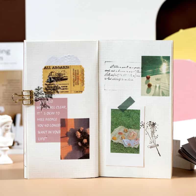 MO·CARD - Libro Pegatinas 50 ud- Marrón
