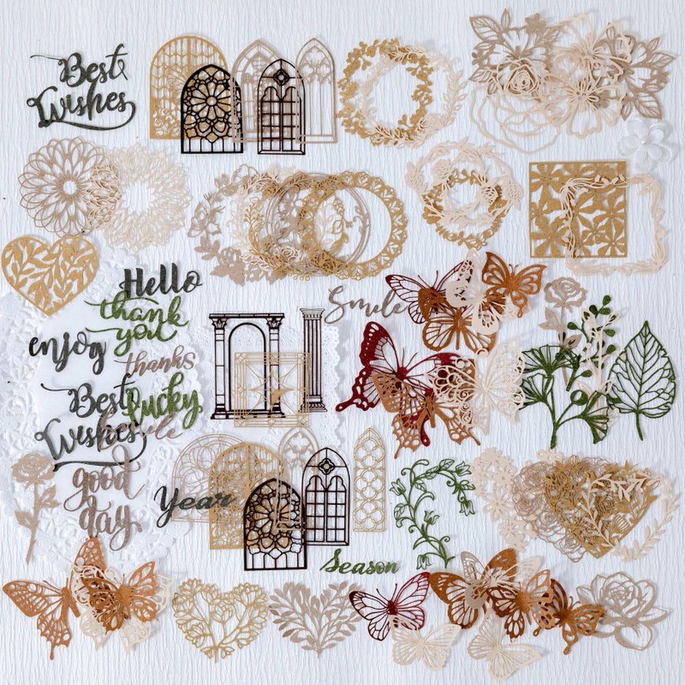 MO·CARD - 10 ud Troqueles con formas temáticas - Mariposas