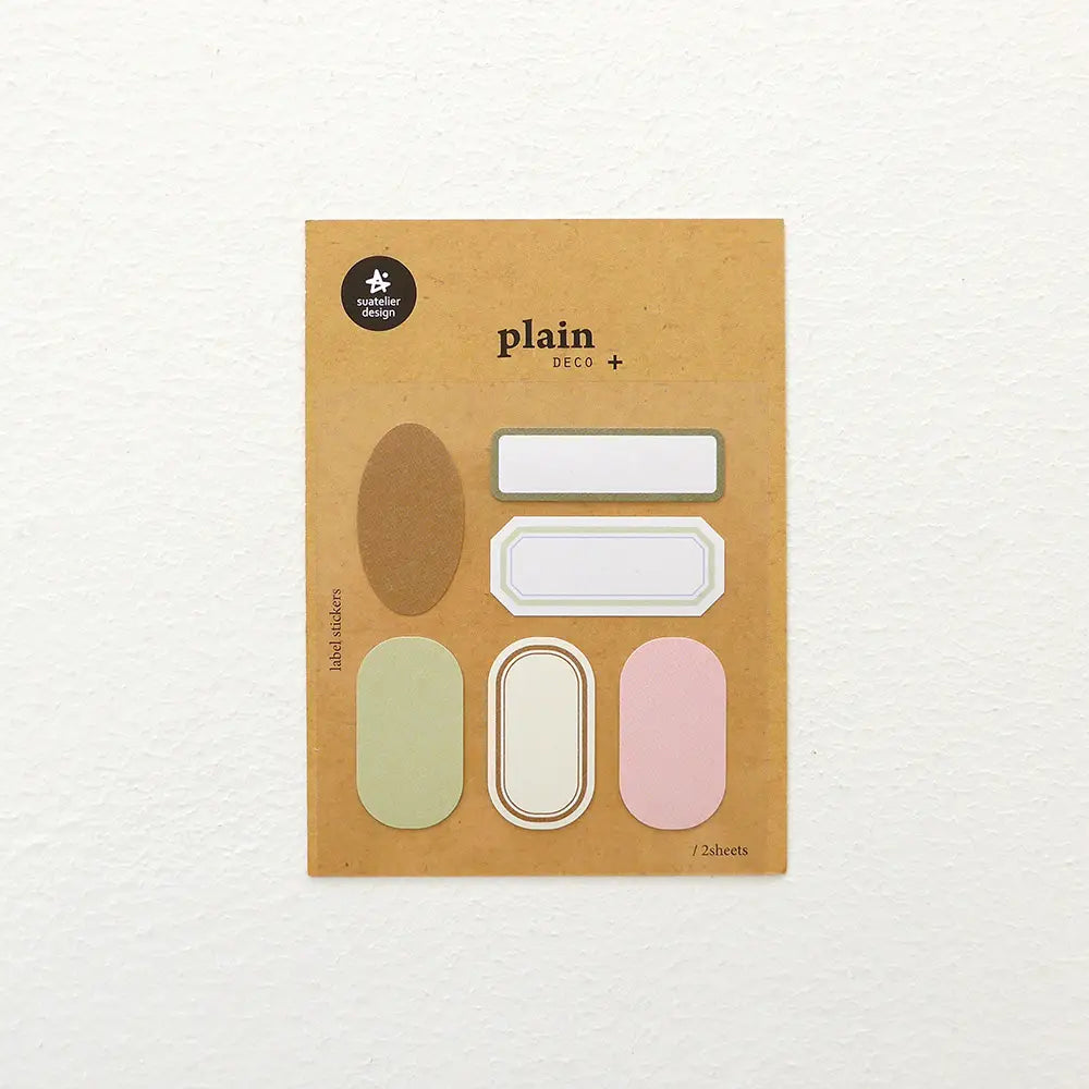 Suatelier - Pegatinas Adhesivas 2 hojas - Plain.76
