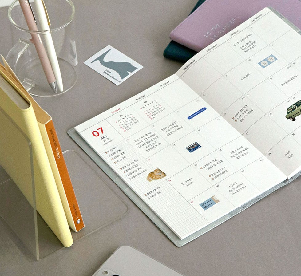 Iconic - Agenda Anual 2026 - Vista Mensual - The Planner L - Lavender