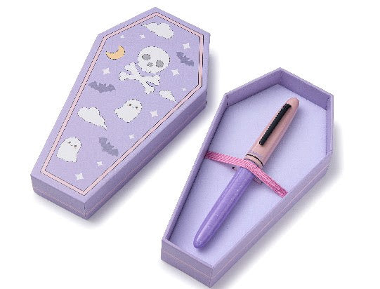 EsterBrook x SWEET KAWAII DESIGN - Pluma Estilográfica - ESTIE Pink Pastel Halloween with Bat